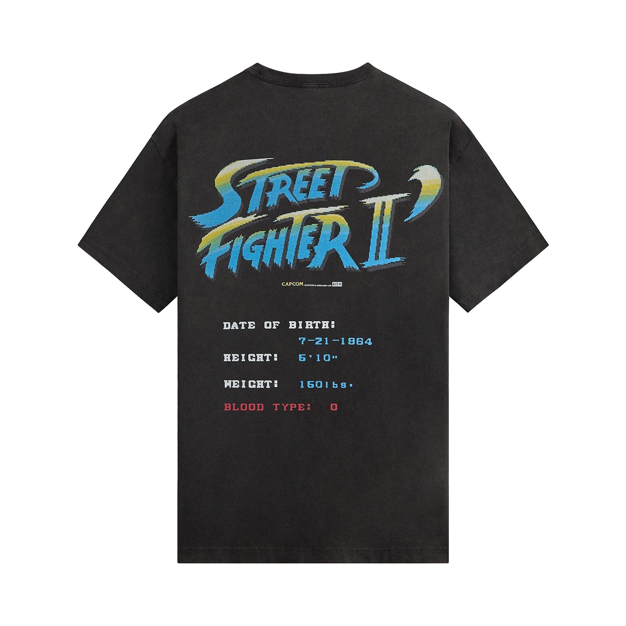 Buy Kith x Capcom Ryu Champion Edition Vintage Tee 'Black