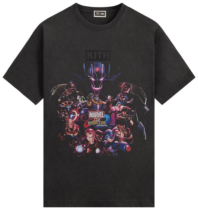 Kith x Marvel Vs Capcom Infinite Vintage Tee Black