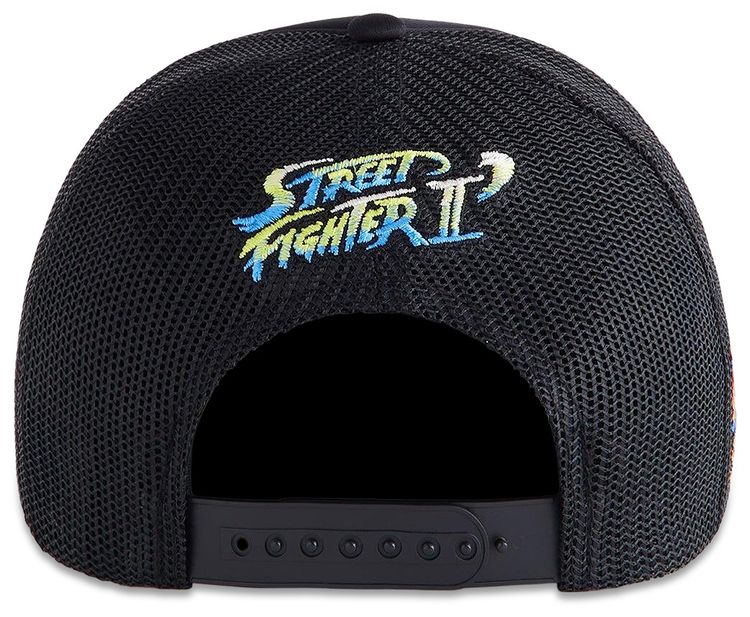 Kith x Capcom Chun Li Nolan Trucker Hat Black