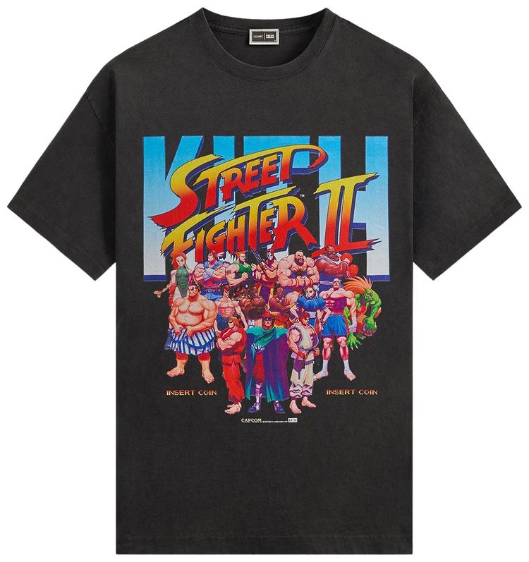 Kith x Capcom Super Street Fighter Vintage Tee Black
