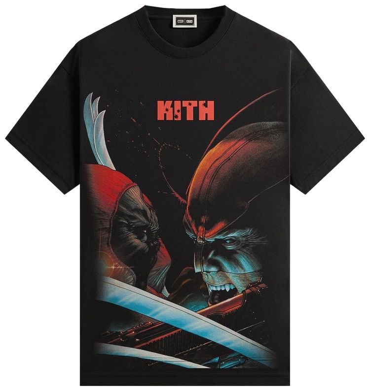 Kith x Marvel Deadpool Vintage Tee Black