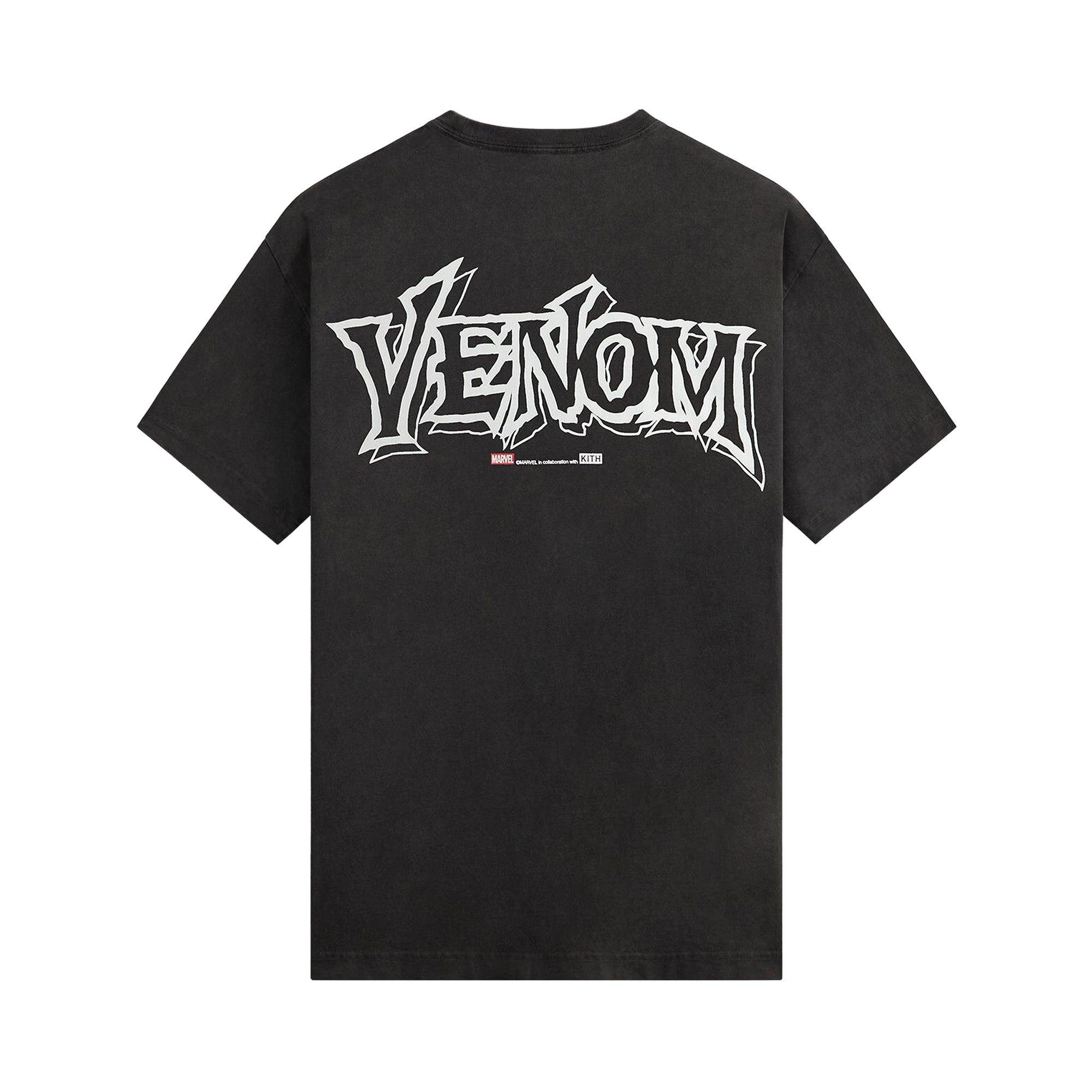 Buy Kith x Marvel Venom Vintage Tee 'Black' - KHM034325 001 | GOAT