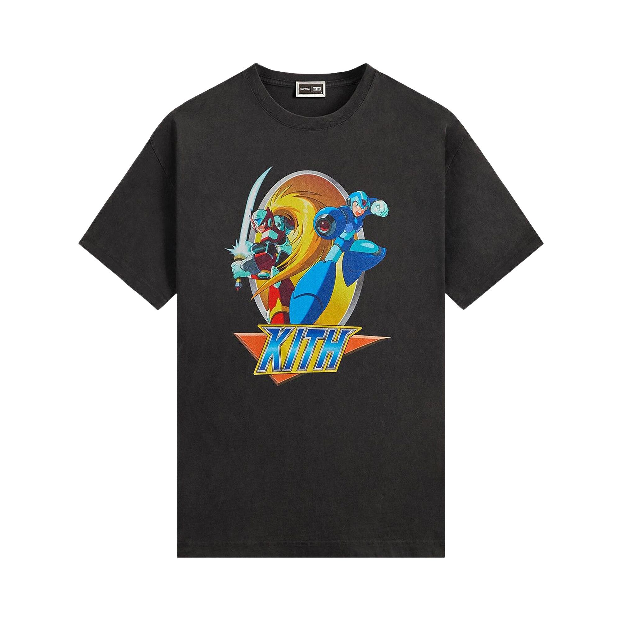 Buy Kith x Capcom Mega Man Vintage Tee 'Black' - KHM034319 001 | GOAT