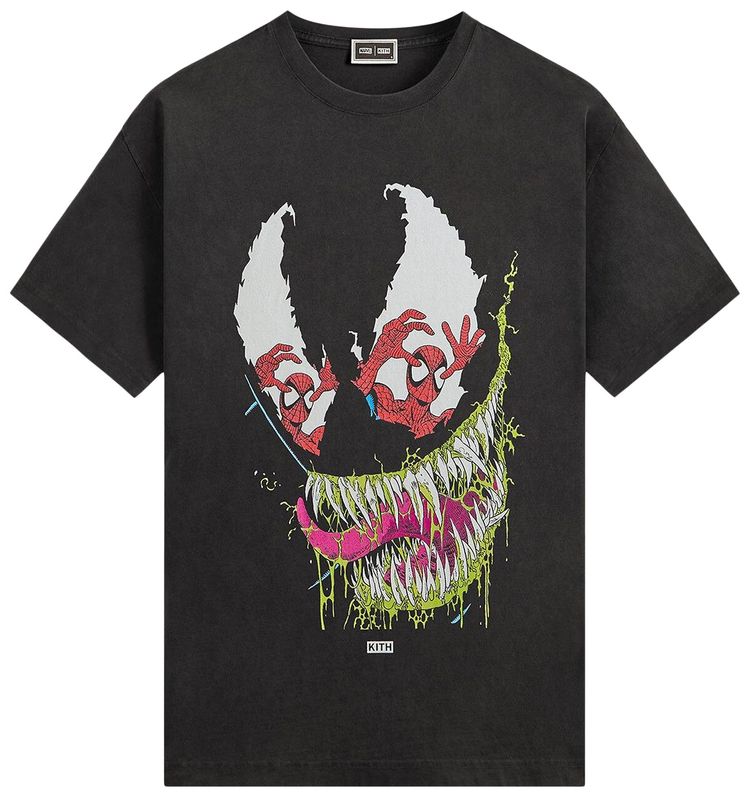 Kith x Marvel Venom Vintage Tee Black
