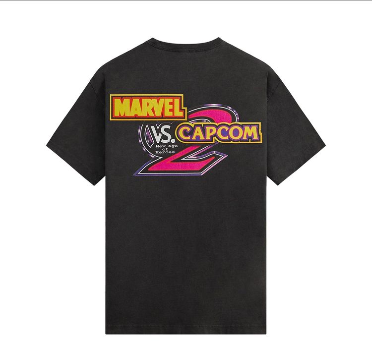 Kith x Marvel vs Capcom Desert Vintage Tee Black
