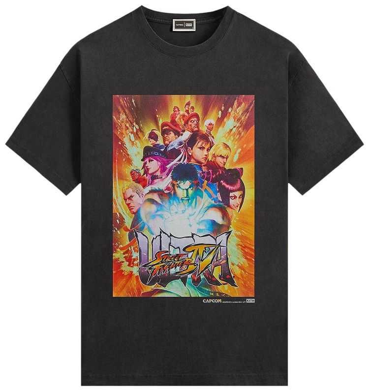 Kith x Capcom Street Fighter LV Ultra Vintage Tee Black