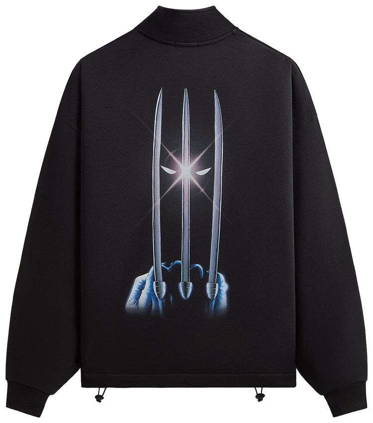 Kith x Marvel Wolverine Nelson Quarter Zip Black
