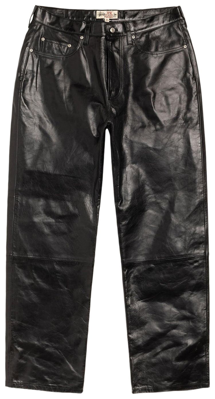 Stussy New Classic Pant Leather Black