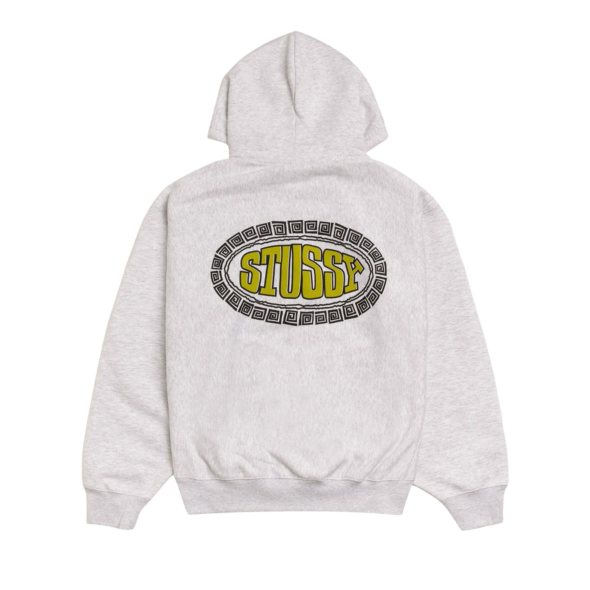 Buy Stussy Tile Oval Hoodie 'Ash Heather' - 1925169 ASH | GOAT