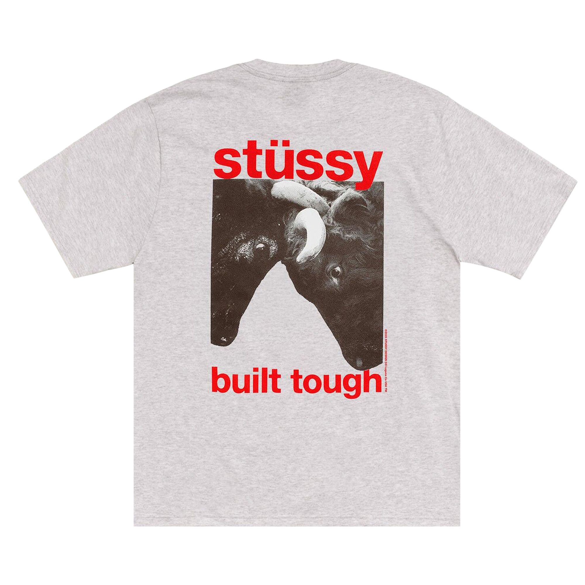 Buy Stussy Built Tough Tee 'Ash Heather' - 1905172 ASH | GOAT