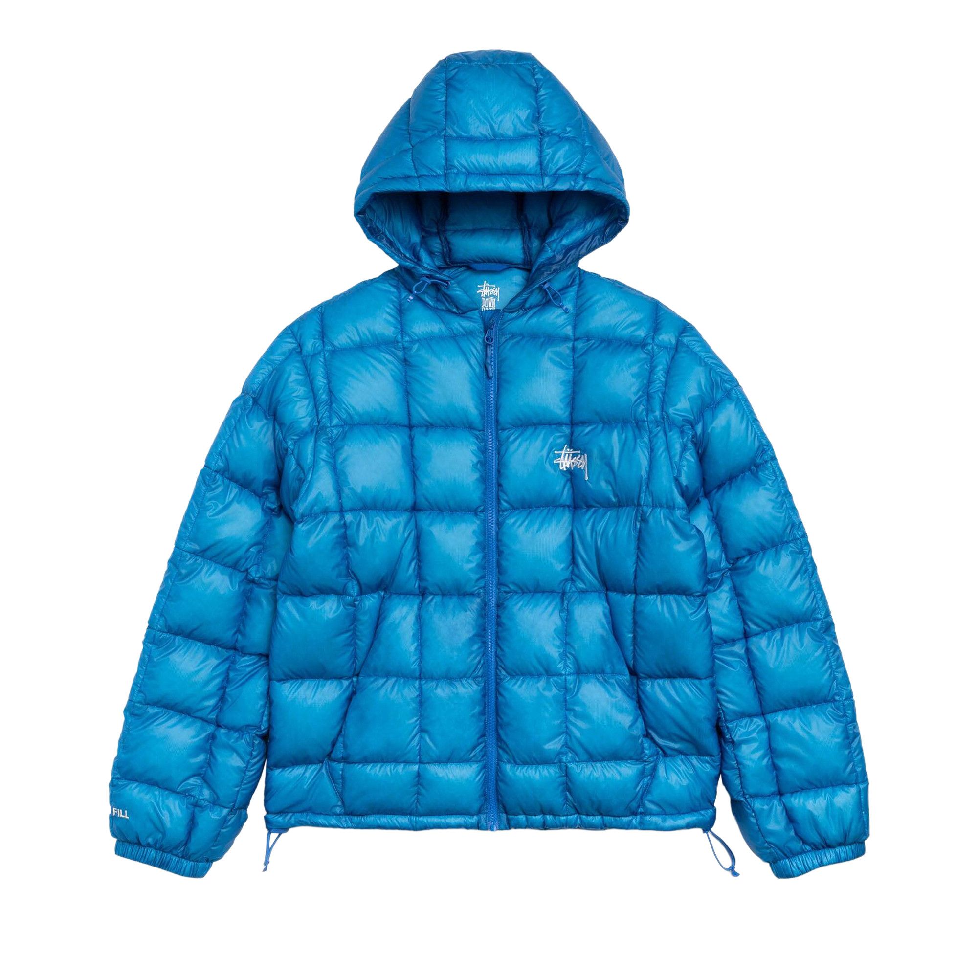 Buy Stussy Midweight Hooded Puffer 'Blue' - 115856 BLUE | GOAT