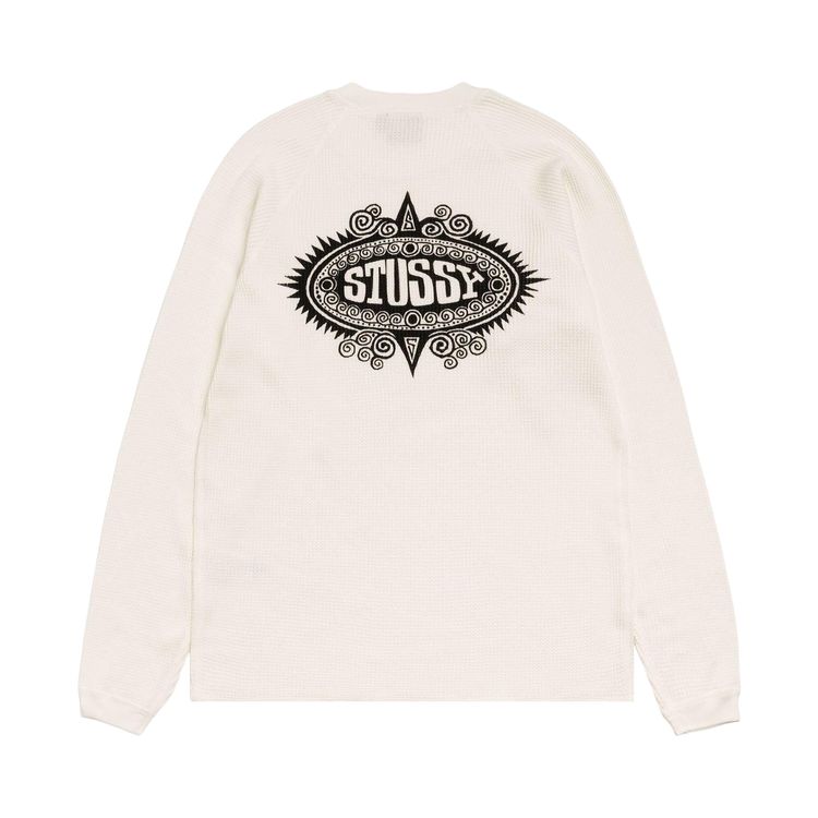 Stussy Mantra Raglan Thermal White