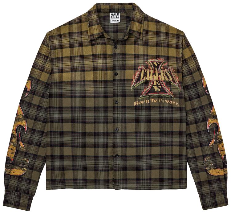Vale Forever Reborn Flannel Green