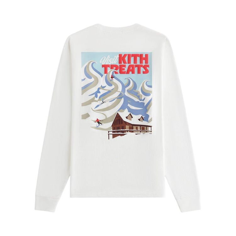 Kith Treats Summit Lodge Long Sleeve Tee White