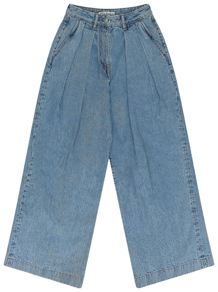 Acne Studios Pakita Denim Trousers Blue