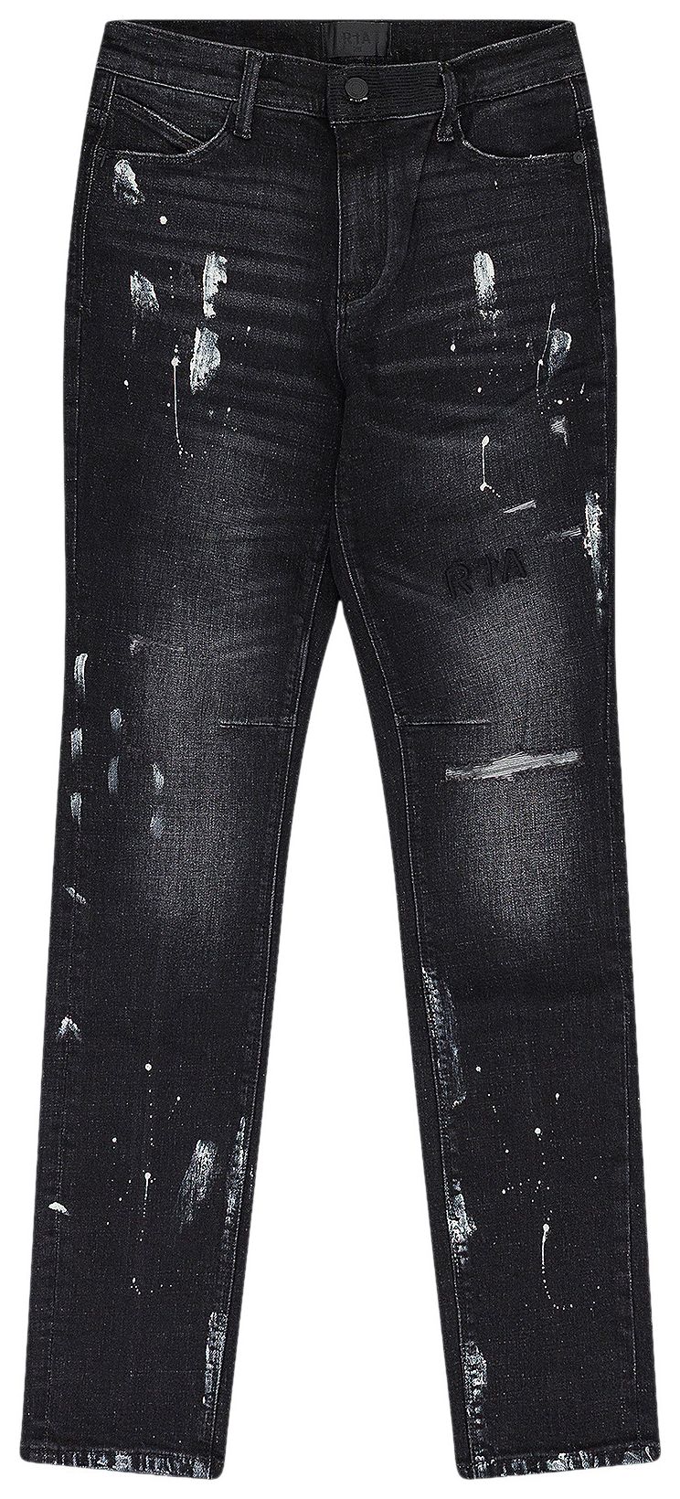 RtA Clayton Jean Distressed Charcoal Paint
