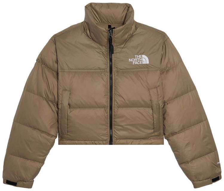 The North Face Nuptse Short Jacket Mocha Brown