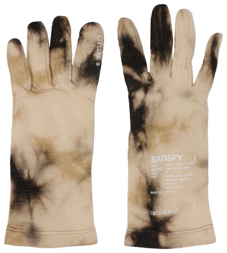 SATISFY CloudMerino Liner Gloves Batik Falcon