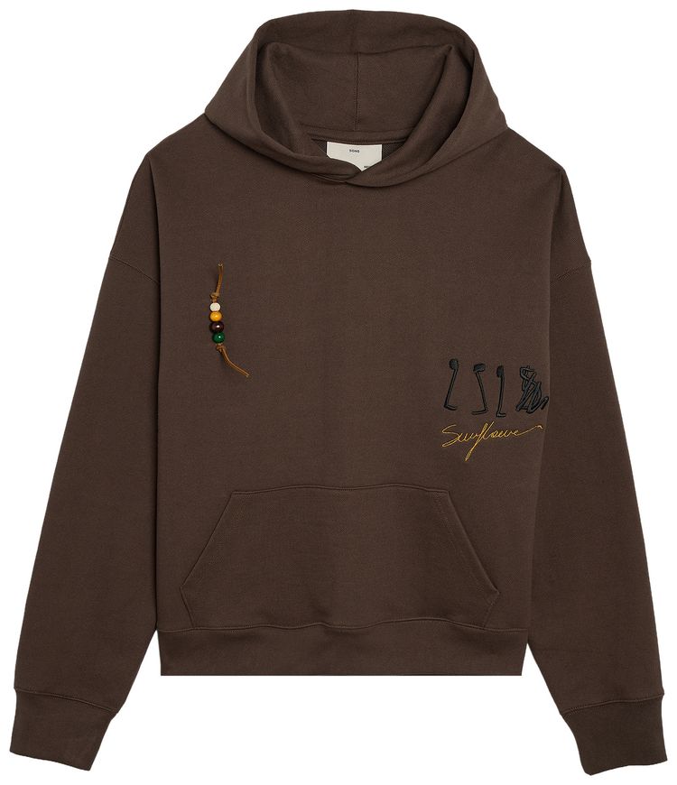 Song for the Mute Sunflower Relaxed Hoodie Dirt