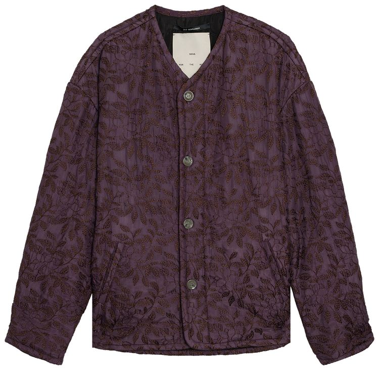 Song for the Mute Oversized Liner Jacket Purple