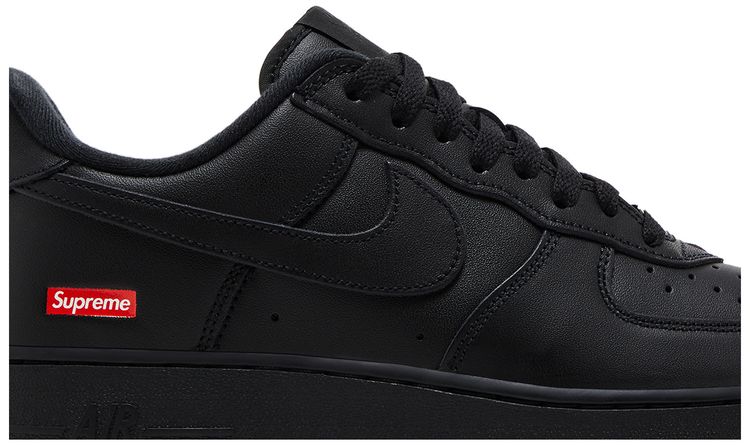 Supreme x Nike Air Force 1 Low Box Logo   Black