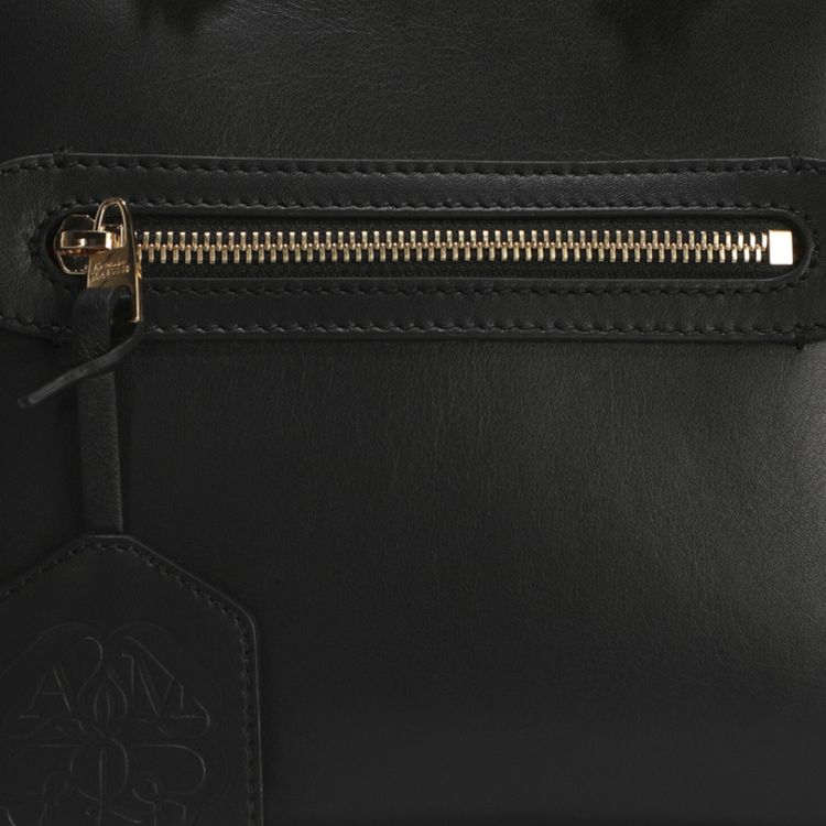 Alexander McQueen The Short Story Shoulder Bag Black