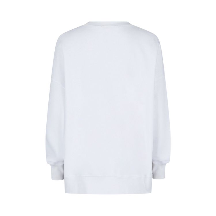 Alexander McQueen Graffiti Logo Sweatshirt White Black
