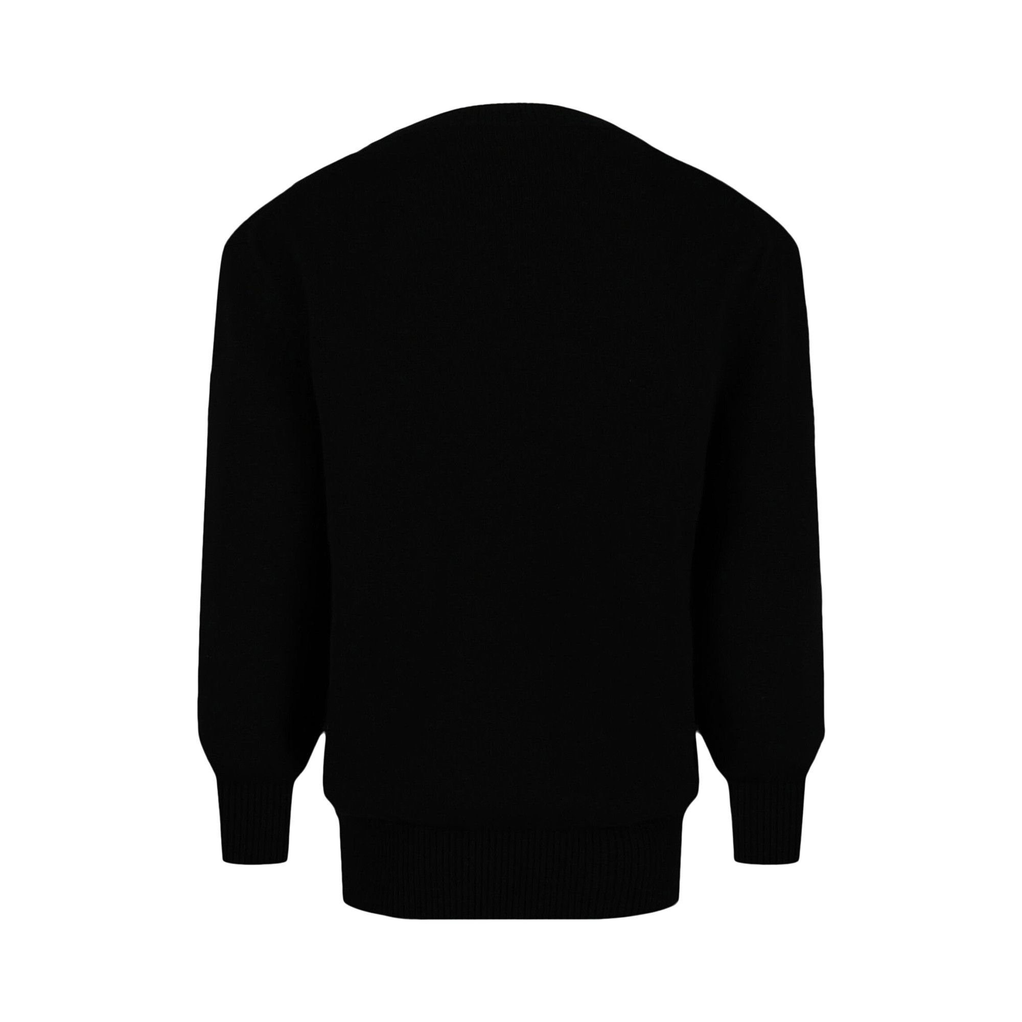Buy Alexander McQueen Logo Embroidered Sweater 'Black White