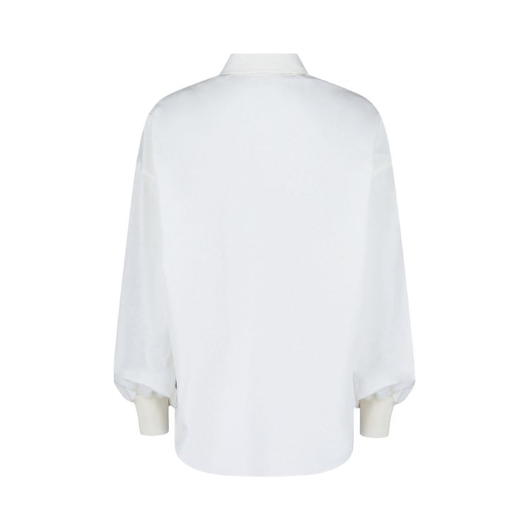 Alexander McQueen Cocoon Sleeve Shirt Optical White