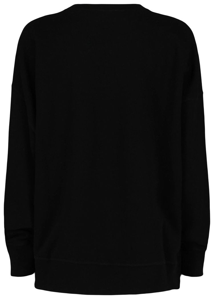 Alexander McQueen Graffiti Logo Sweatshirt Black White