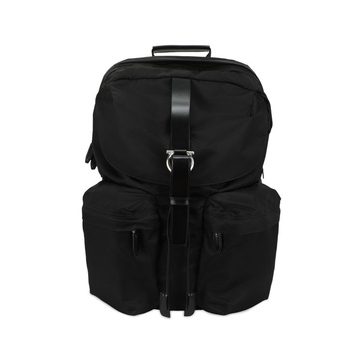 Buy Ferragamo Nylon Gancini Technical Backpack 'Black' - 241200 759178 ...