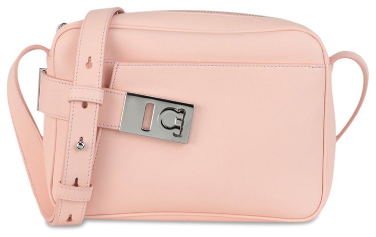 Ferragamo Small Archive Camera Case Crossbody Bag Light Pink