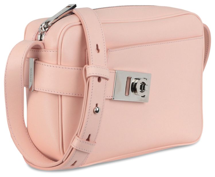 Ferragamo Small Archive Camera Case Crossbody Bag Light Pink