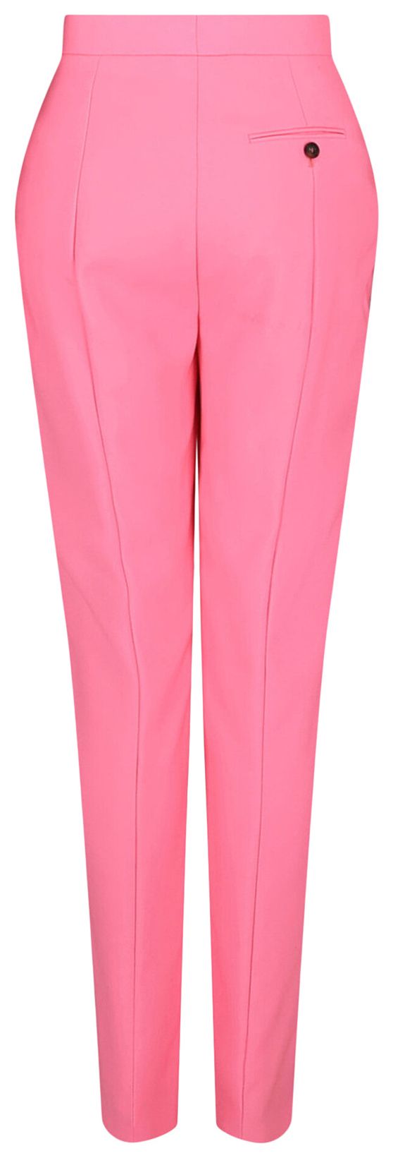 Alexander McQueen High Waisted Cigarette Pants Pink