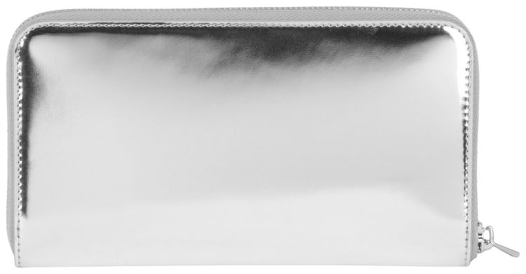 Ferragamo Gancini Contential Wallet Silver