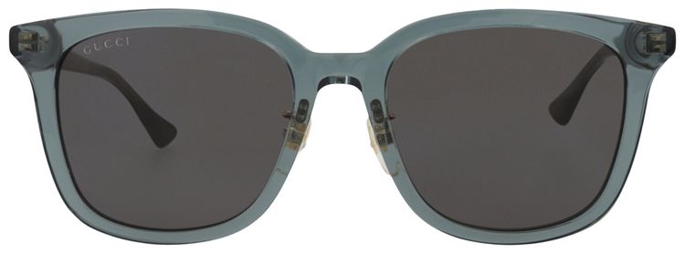 Gucci Square Frame Recycled Acetate Sunglasses Green Grey