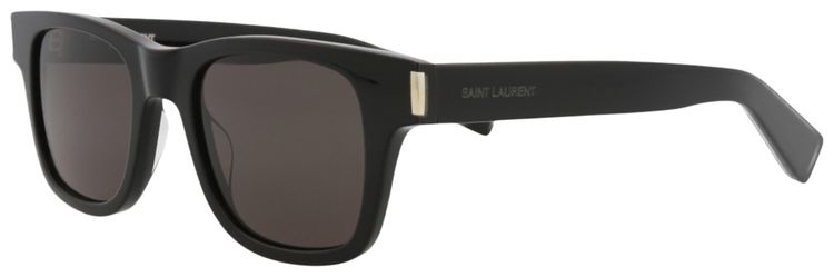 Saint Laurent Square Frame Acetate Sunglasses Black
