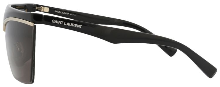 Saint Laurent Shield Frame Injection Sunglasses Black