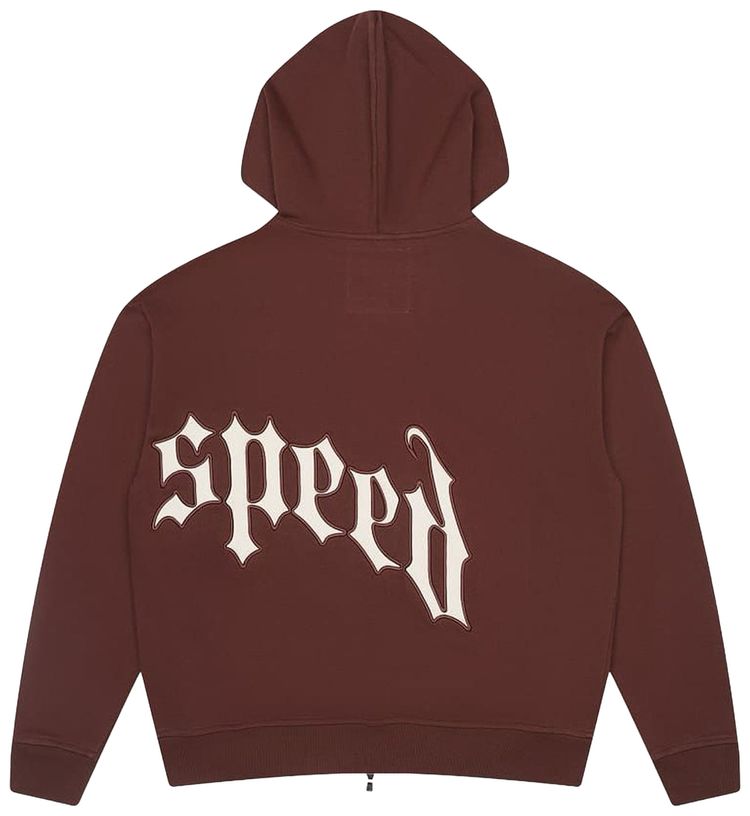 Godspeed OG Logo Hoodie V2 Brown White