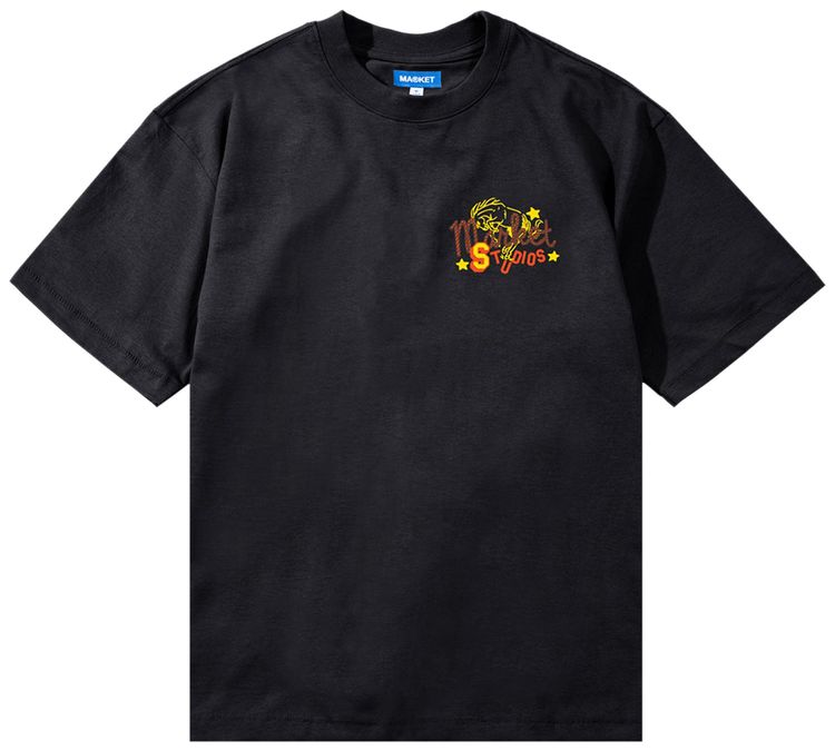 Market Desert League Tee Black