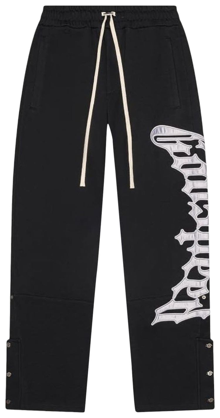 Godspeed OG Logo Sweatpant V2 Black Silver Satin
