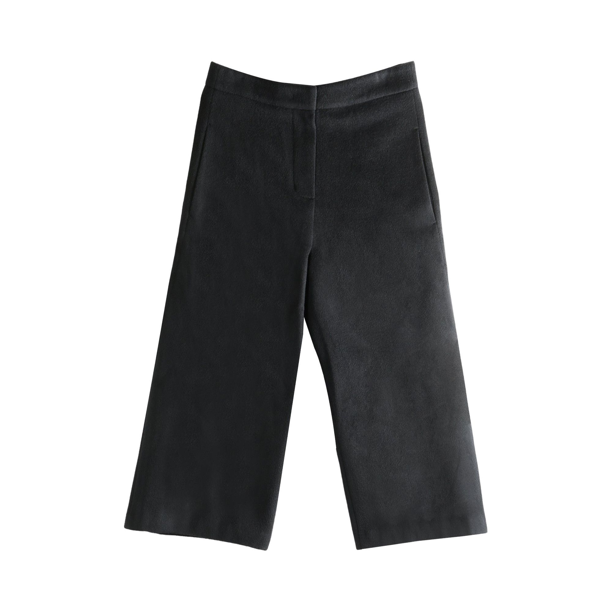 Buy Amomento Curved Culotte Pants 'Black' - AM25FWW05PT BLAC | GOAT