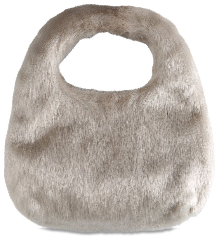 Amomento Fur Tote Bag Ivory