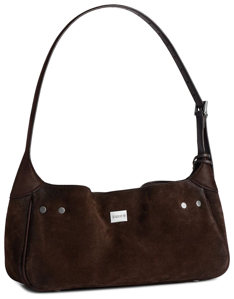 Balenciaga Small Bel Air Shoulder Bag Light Espresso