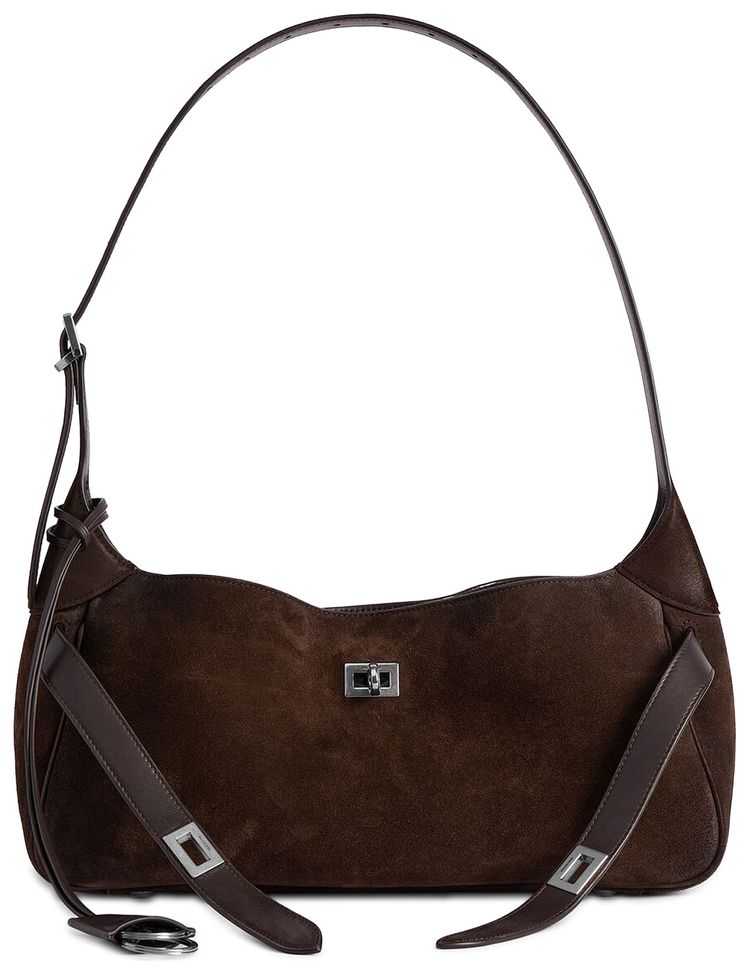 Balenciaga Small Bel Air Shoulder Bag Light Espresso