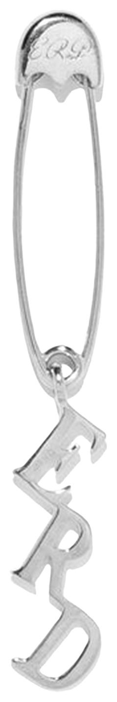 Enfants Riches Deprimes Charm Safety Pin Earring Silver
