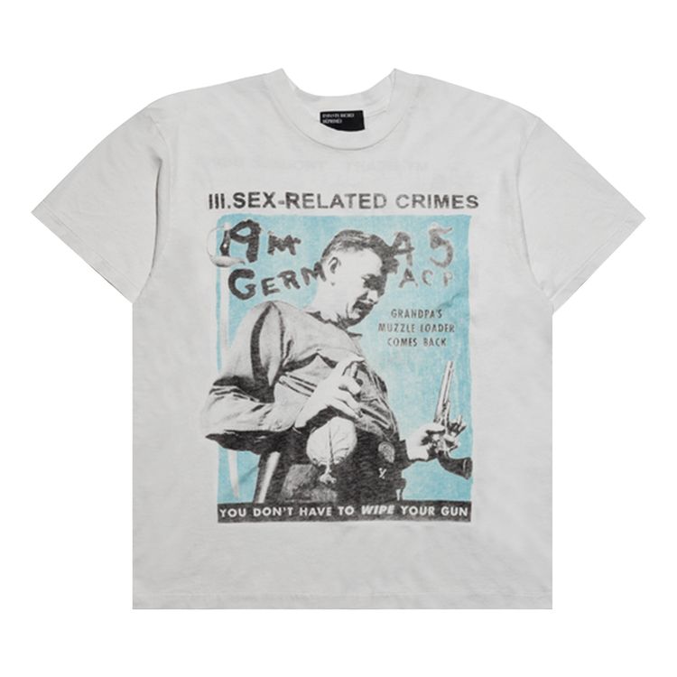 Enfants Riches Deprimes Sex Related Crimes T Shirt Faded White