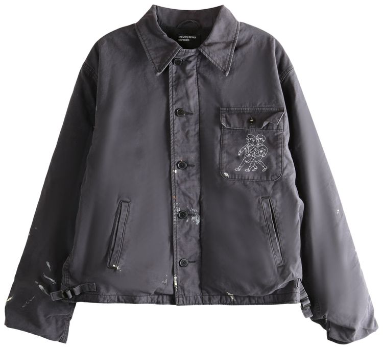 Enfants Riches Deprimes Study For A Portrait N35 Jacket Faded Black