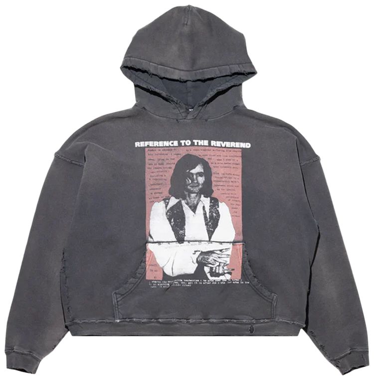 Enfants Riches Deprimes Reverend Hoodie Faded Black
