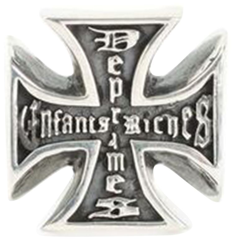 Enfants Riches Deprimes Cross Ring Silver